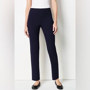 J. Jill Black Ponte Slime Leg Pants size XS